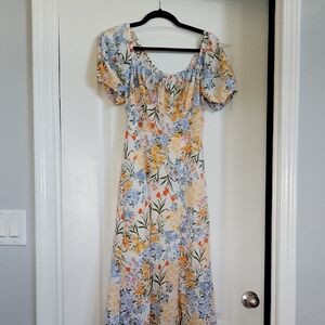 Floral Print Women's Dress